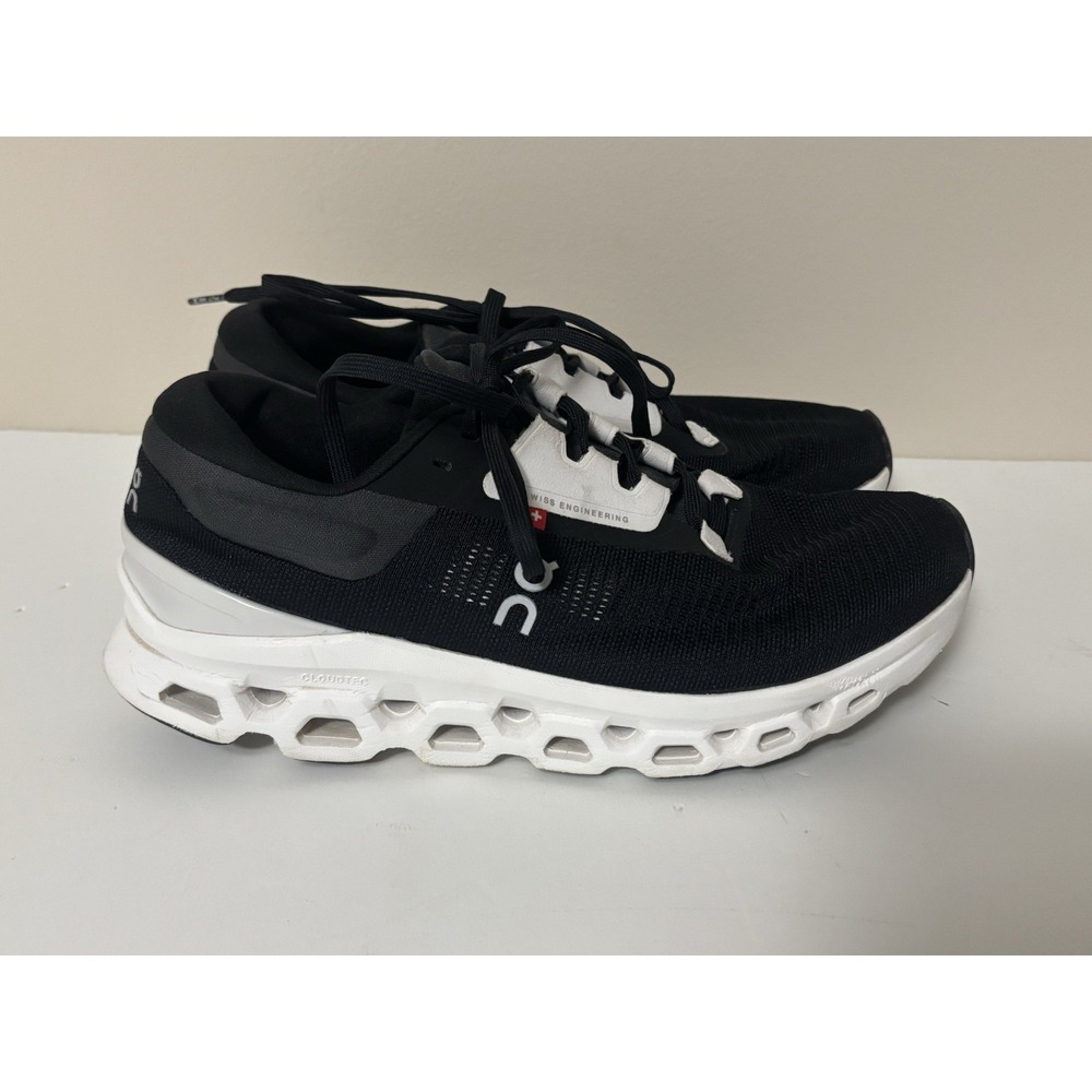 ON Cloudstratus 3 Black Frost - 3MD30111197 Running Sneakers Women's 9